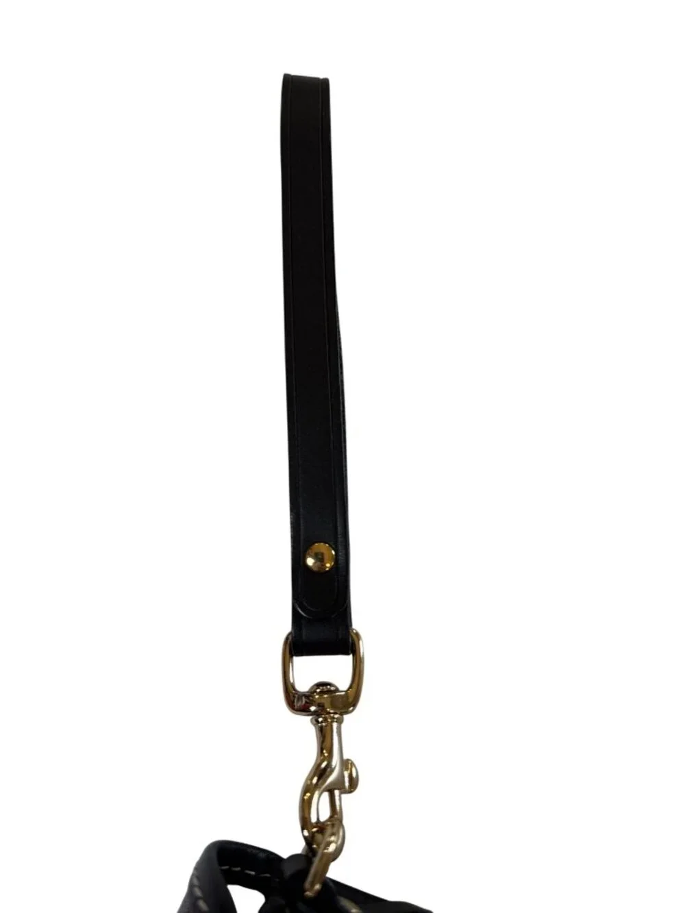 Dooney & Bourke Classic Monogram Signature Wristlet~Black Canvas Leather L18 11